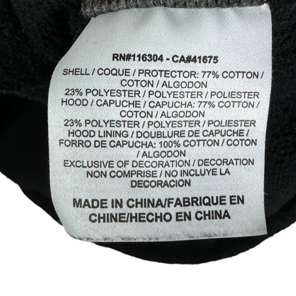 Converse X Hello Kitty Sanrio Black Pullover Drawstring Hoodie Women's Small - Picture 12 of 13